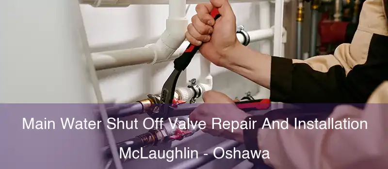  Main Water Shut Off Valve Repair And Installation McLaughlin - Oshawa
