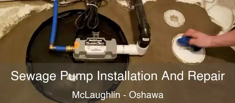  Sewage Pump Installation And Repair McLaughlin - Oshawa